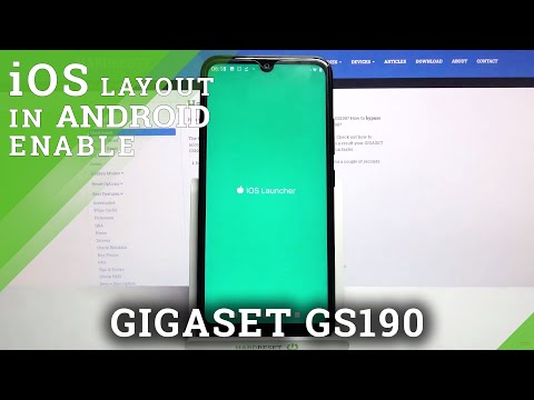 iOS Launcher on Android – GIGASET GS190 and Apple Layout