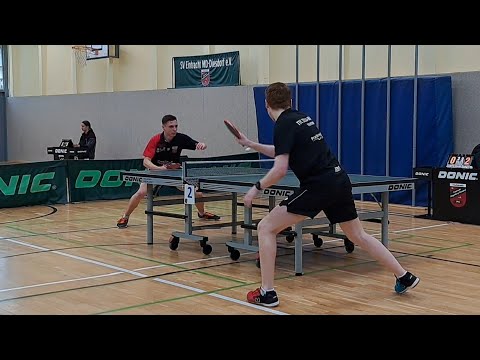 Oberliga-Mitte_Alexander Krebs (TTR1994) vs. Simon Frank (TTR1964) / 20240420