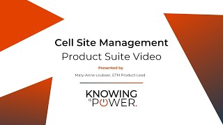 IoT.nxt | Cell Site Management | Product Suite Video