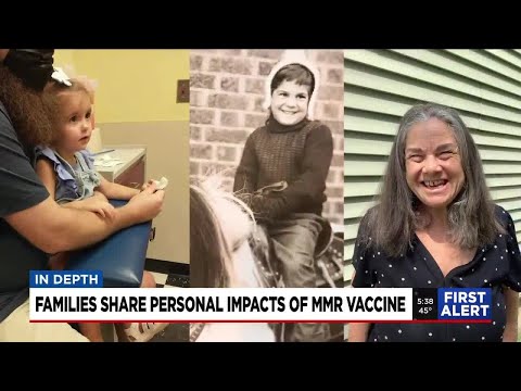 Stories of health complications after measles and the MMR vaccine
