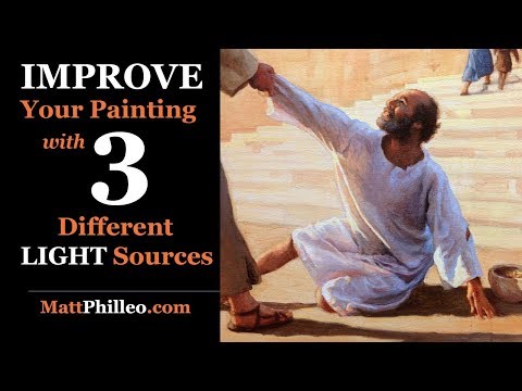 Improve Your Painting With 3 Different Light Sources