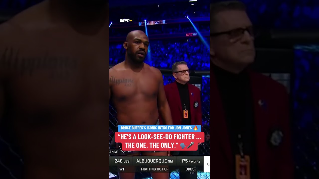 This Bruce Buffer intro for Jon Jones 🎤