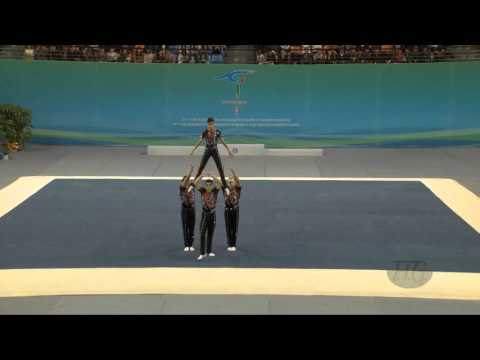 Israel (ISR) -  2016 Acrobatic Worlds, Putian City (CHN) Dynamic  Men's Group