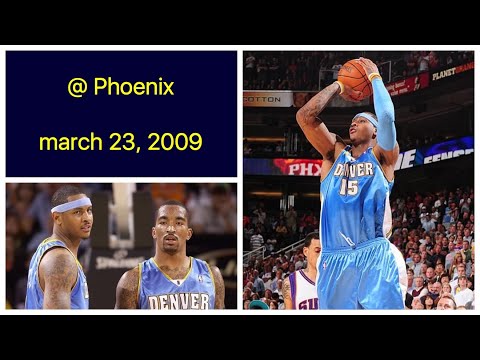 Carmelo Anthony 29 pts @ Phoenix Suns Highlights (march 23, 2009)