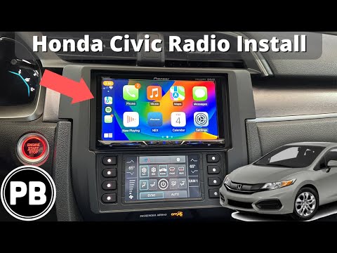 2016 - 2021 Honda Civic Radio Install