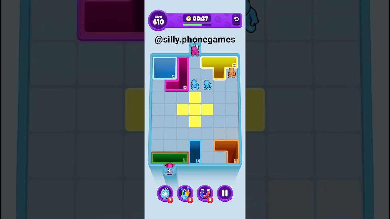 Drop Away Level 610 Walkthrough Solution