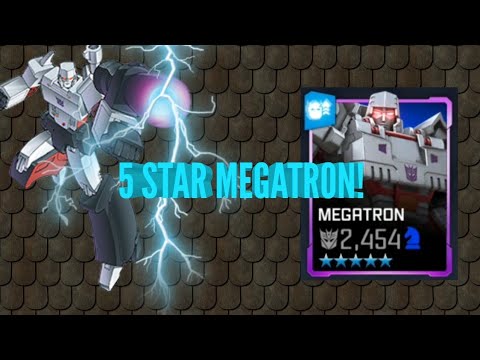 5-Star Megatron Rank Up And Gameplay! Shockwave Synergy ROCKS! | Transformers Forged To Fight