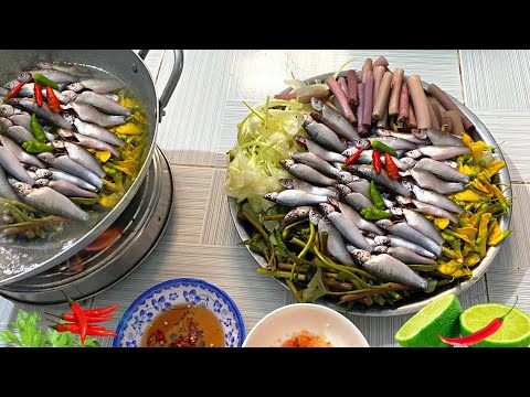 Lẩu cá linh bông điên điển
