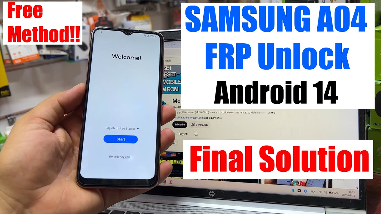 Samsung A04 FRP Bypass Android 14 2026 | Remove Google Account A045F | Samsung a04 FRP Unlock
