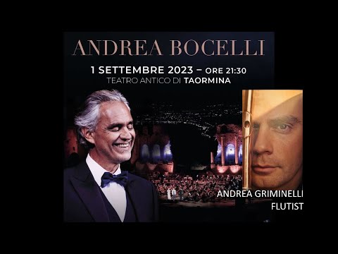 Andrea Bocelli - American Western Film Medley [Andrea Griminelli Flautist] Multi-Cam 1 Sept 2023