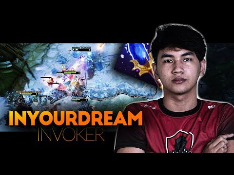 TOP 1 SEA INYOURDREAM Invoker Dota 2 - VS 3 Heros At Mid EPIC COMEBACK GAME Dota 2 7.18