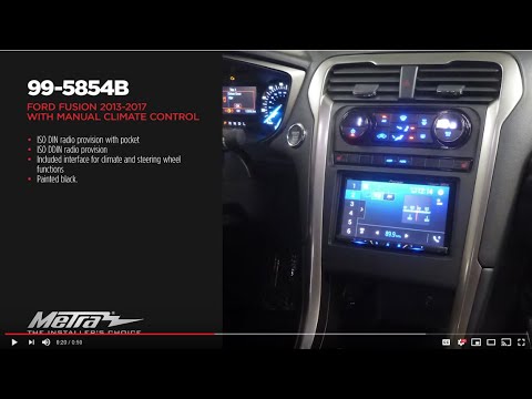 Stereo Installation Kit - Fits 2013-2019 Ford Fusion (99-5854B)