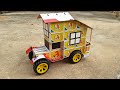 How To Make Matchbox House Car At Home DIY Matchbox Caravan Truck DC Motor Vehicle Ideas