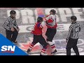Sebrango And Cuylle Drop The Gloves During CHL Top Prospects Game