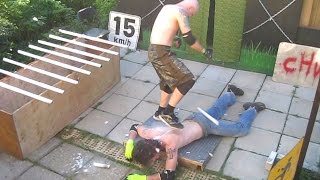 Buried In Blood Match - Swede Savard (c) VS Ric Roberts {CHW Championship} Backyard Wrestling