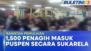 Download lagu RAWATAN PEMULIHAN | 1,500 Penagih Tampil Sukarela Masuk PUSPEN mp3