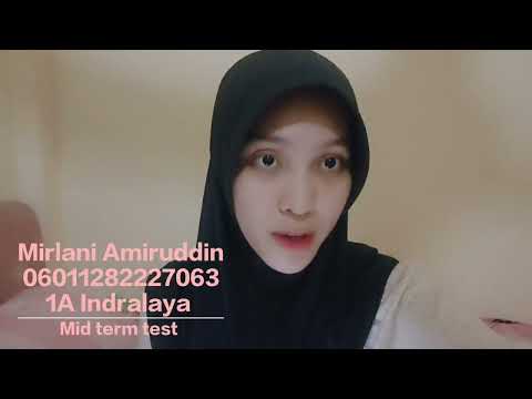 Mirlani Amiruddin - Pronunciation - Mid-term Test
