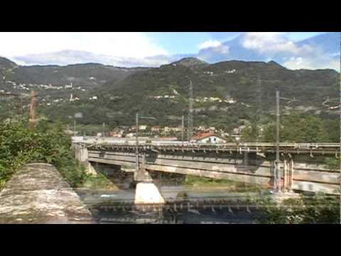 Direttone per Tirano sul ponte tra Airuno e Calolziocorte