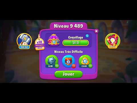 Fishdom level 9482 to 9500 / niveau 9482 au 9500