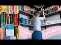 HOME LIBRARY/BOOKSHELF TOUR ✨ |  bookshelf organization, redecorating, & book nook tour!