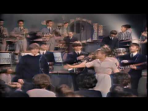 The Beatles - Long Tall Sally (Live, Drop-In, Stockholm, Sweden. October 30, 1963) (AI Colourised)