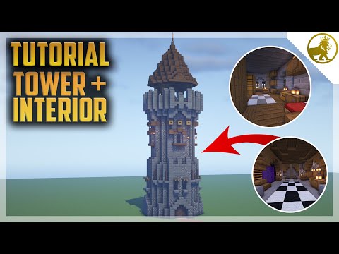 LionCheater - Minecraft - How to Build a Survival Tower + Interior | Tutorial