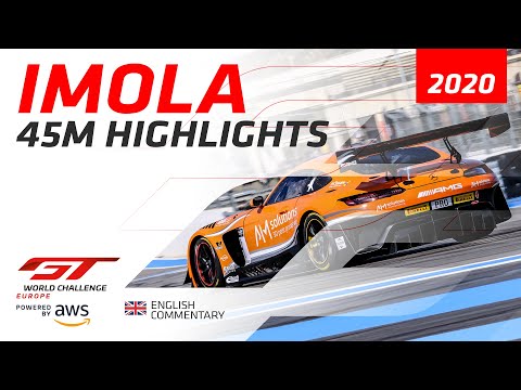 MAIN 45m HIGHLIGHTS - IMOLA 2020 - GT WORLD CHALLENGE EUROPE POWERED BY AWS
