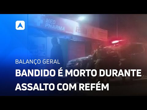 Bandido morre no HUT um dia após ser alvejado em assalto com refém no Bela Vista