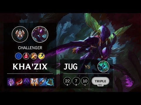 Kha'Zix Jungle vs Hecarim - EUNE Challenger Patch 10.5