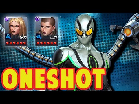 NEW ONESHOT COMBO!! WORKS ON ALL BOSSES! - Marvel Future Fight