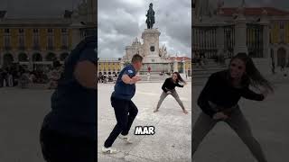 🔥 Capoeira em Lisboa 🇵🇹🇧🇷 no Arco da Rua Augusta | Cultura Brasileira em Movimento