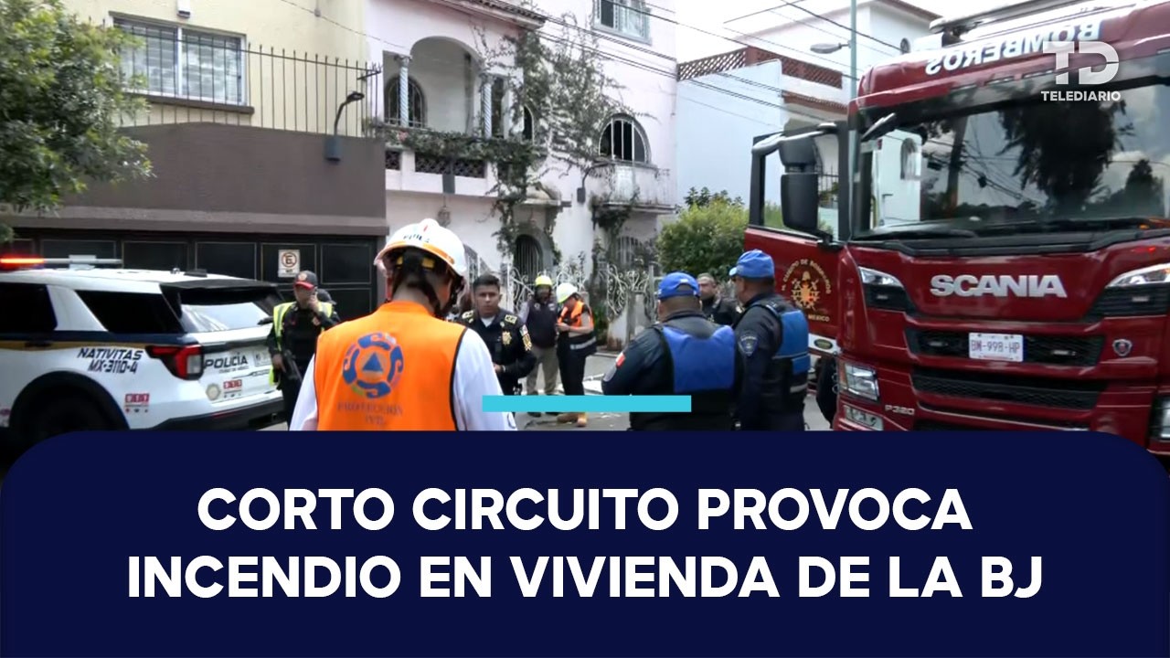 Cortocircuito provoca explosión e incendio en vivienda de la colonia Iztaccíhuatl, CdMx