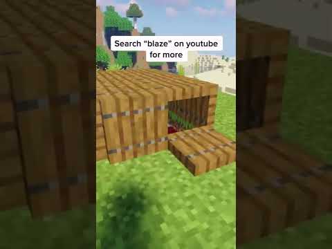 Minecraft: How to build the smallest house ever 🏠  |#Shorts