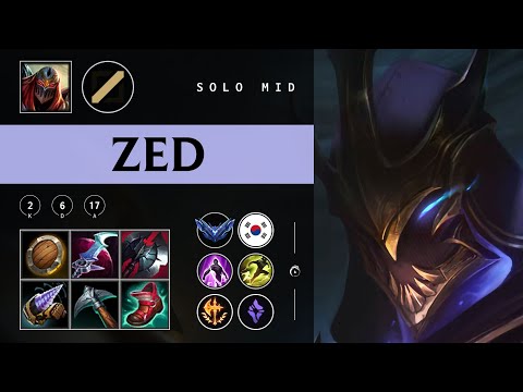 Zed Mid vs LeBlanc - KR Diamond Patch 25.24