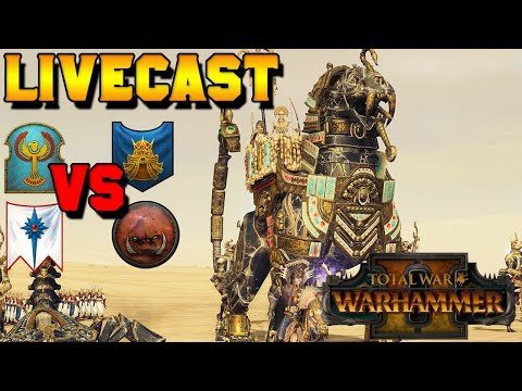 Tomb Kings & High Elves (Turin) vs. Greenskins & Dwarfs (BlackIron Battles) |Total War: Warhammer 2