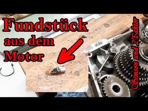 Simson S51 Motorengeräusche, Suche nach der Ursache, Motor spalten