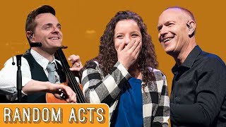Girl Without A Hand Plays on Stage with The Piano Guys - Random Acts