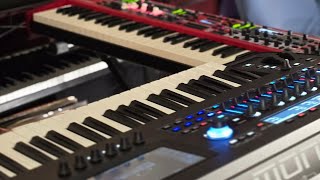 Video thumbnail for Yamaha M6 vs Nord Stage 4 - Nord Stage 4 Compact 73 key or Yamaha Montage by Poli Popo