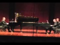 Stravinsky, Sonata for Two Pianos, III. Allegretto