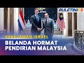 KEKEJAMAN ISRAEL  Belanda Hormati Pendirian Malaysia Berhubung Isu Palestin