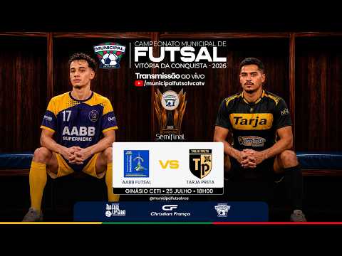 🔵🔴🟢SEMIFINAL | AABB FUTSAL X TARJA PRETA | Municipal de Futsal VCA | AO VIVO