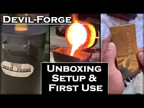 Melting COPPER At Home With A Devil-Forge: Unboxing, Setup & First Use