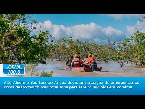 Alto Alegre e São Luiz decretam situação de emergência por conta das fortes chuvas