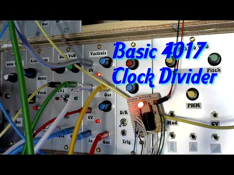 Basic 4017 Clock Divider