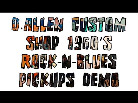 D. Allen Classic Series John Mayer 60's RockNBlues Loaded Vintage White Pick Guard image 11