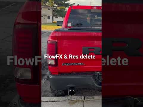 2017 Rebel 5.7 Flowmaster FlowFX & resonator delete