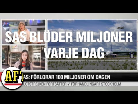 SAS: Förlorar 100 miljoner om dagen