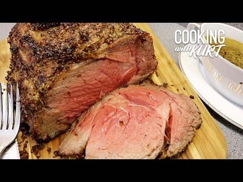 Garlic Herb Prime Rib Roast and Gravy - A Holiday Classic! | Cooking with Kurt