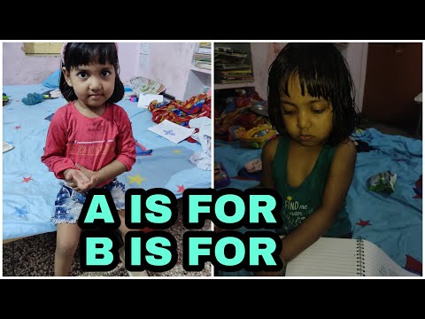 ALANKRITA IS TELLING A TO Z 📚📚🙏 || 3 YEAR OLD ALANKRITA KNOWS ALL THE ALPHABETS.