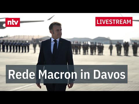 LIVE: Rede Emmanuel Macron in Davos